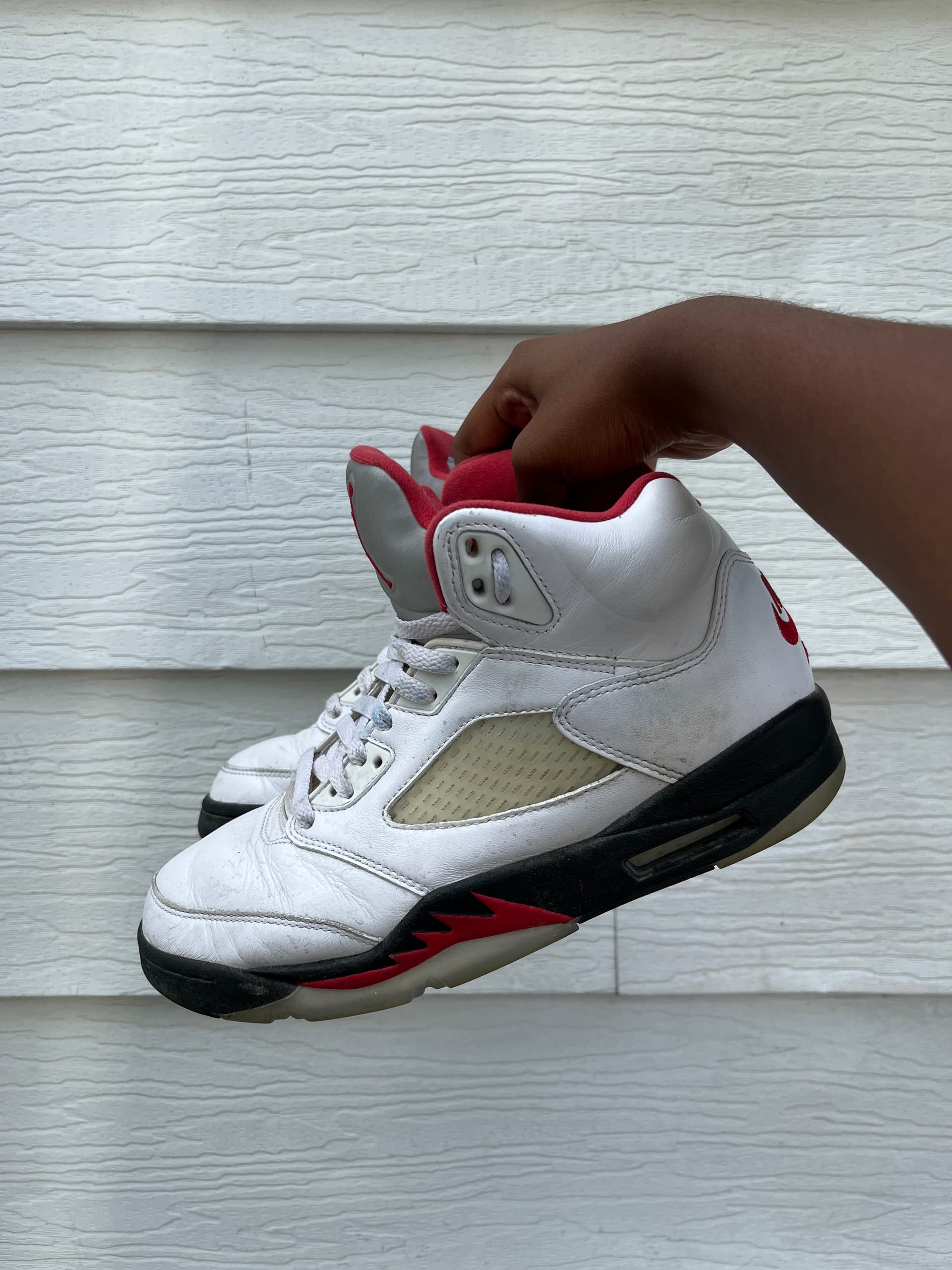 Jordan Fire Red 5s dirty.JPG
